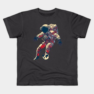 Astronaut Football Player Kids T-Shirt